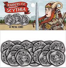 Raiders of Scythia metal coins