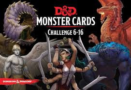 D&D Monsters Cards 6-16