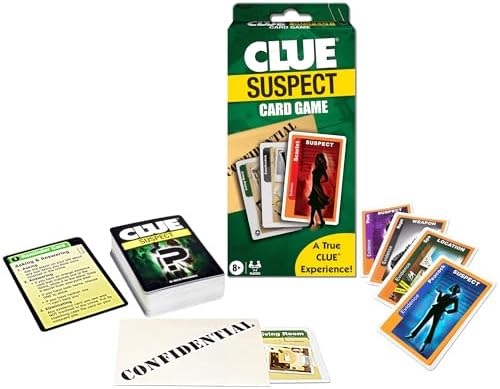 Clue Suspect Card Game