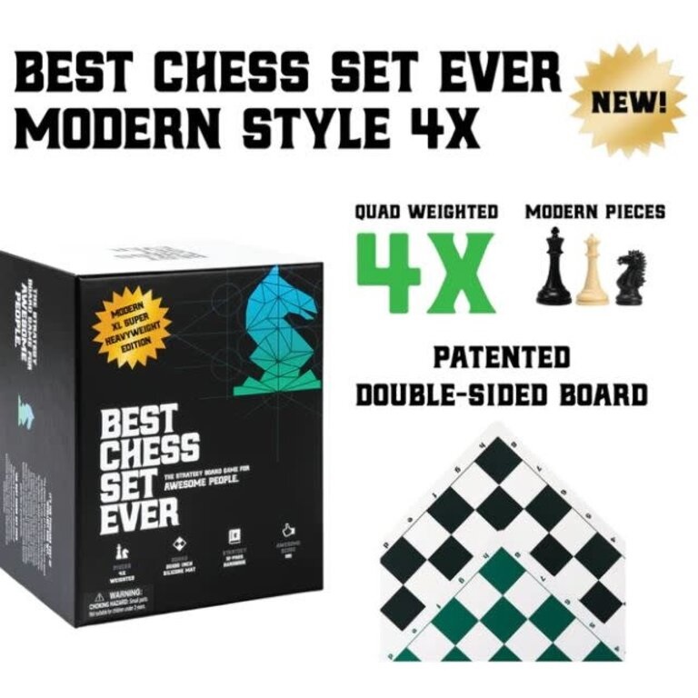 Best Chess Set Ever XL: 4x Modern Style